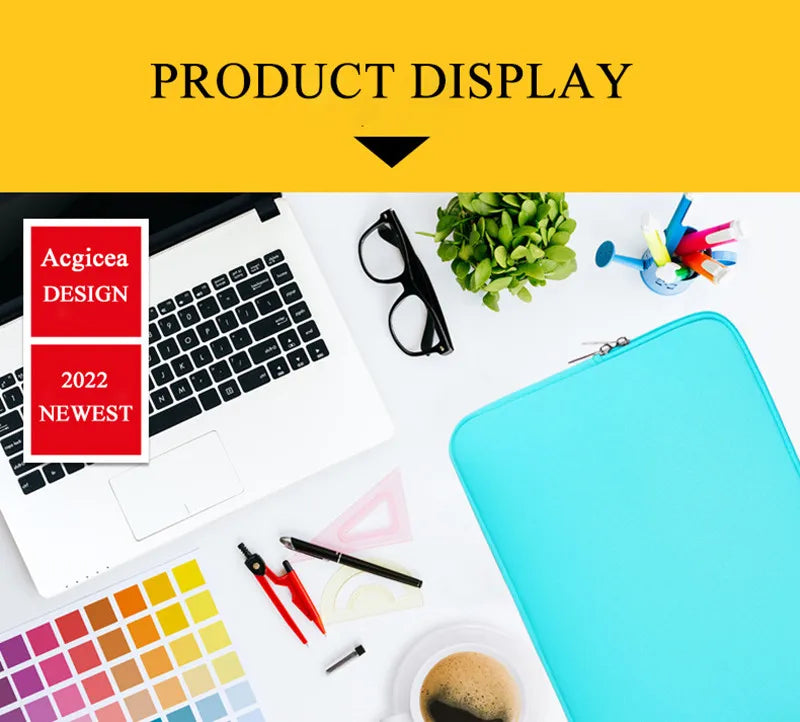 Portable Laptop Bags 6-15.6Inch Laptop Sleeve Bag Soft Notebook Case for Macbook Dell Pouch Skin Cover Travel Business Briefcase