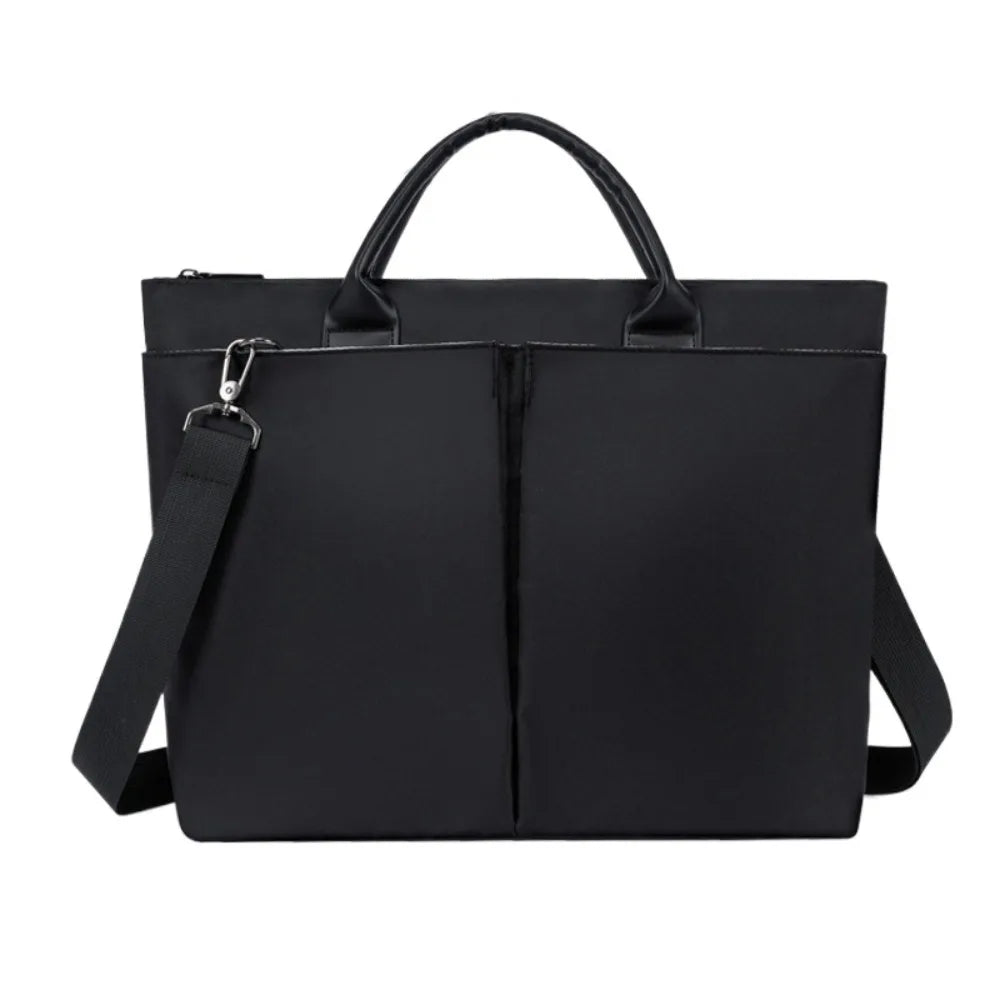 Simple 15.6inch Portable Laptop Bags Shoulder Strap with Handle Laptop Handbag Lightweight Waterproof Notebook Sleeve Bag Travel
