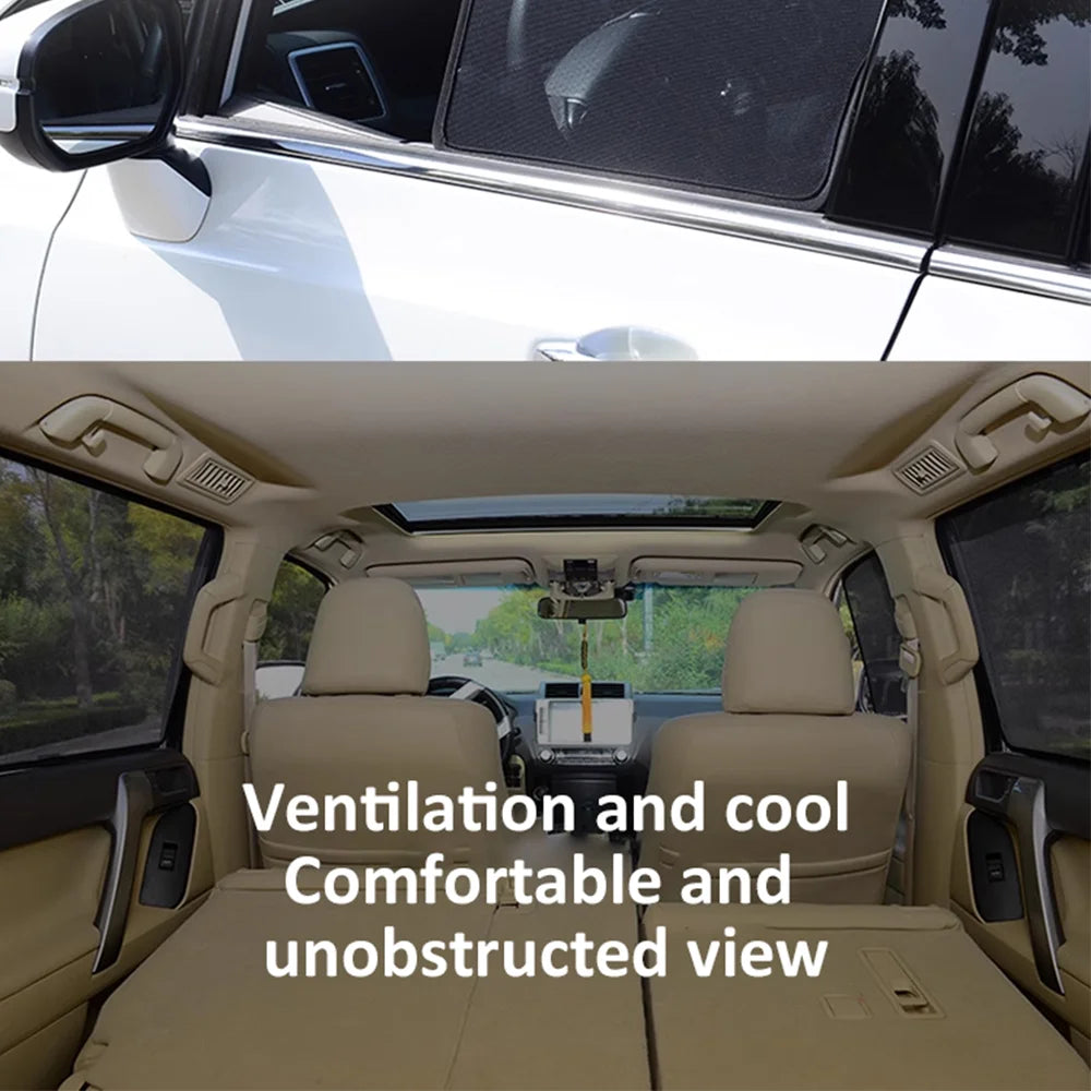 Magnetic Sunshade for Honda e:NS1 e:NP1 e:Ny1 2022~2024 Windshield Anti-UV Mat Frame Curtain Window Skylight Cover Accessories