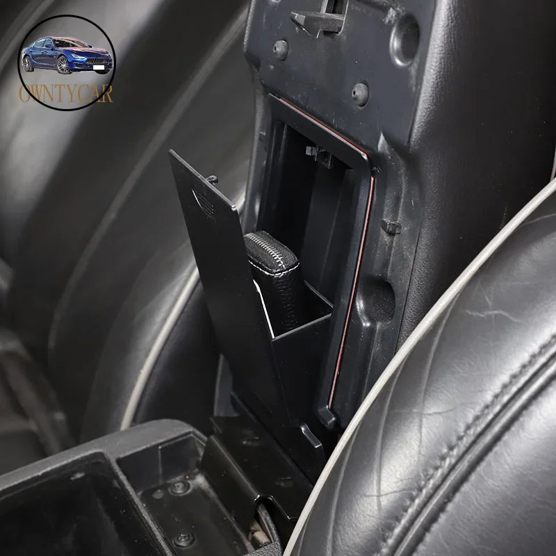 For Hummer H3 2005-2009 ABS Black Car Central Control Armrest Box Hidden Storage Box Privacy Storage Box Car Accessories