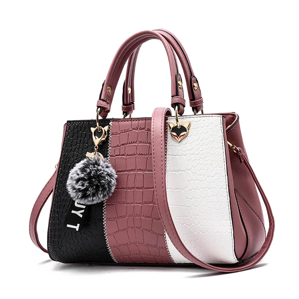 Luxury Designer Women Shoulder Bag Crocodile Skin Texture Handbag High-Quality Crossbody Bag Classic Commuting Tote Bag