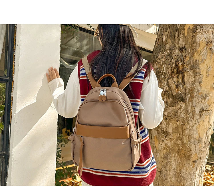 Luxury Brand Lady Fashion Backpacks High Quality Large Capacity Shoulder bags Waterproof Multi Functional Women's Handbags