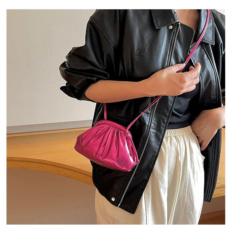 Women Bag Fashion Lipstick Bag Ladies Evening Bag Solid Color Dinner Purses Luxury Wallet Messenger Quality Shoulder Crossbody