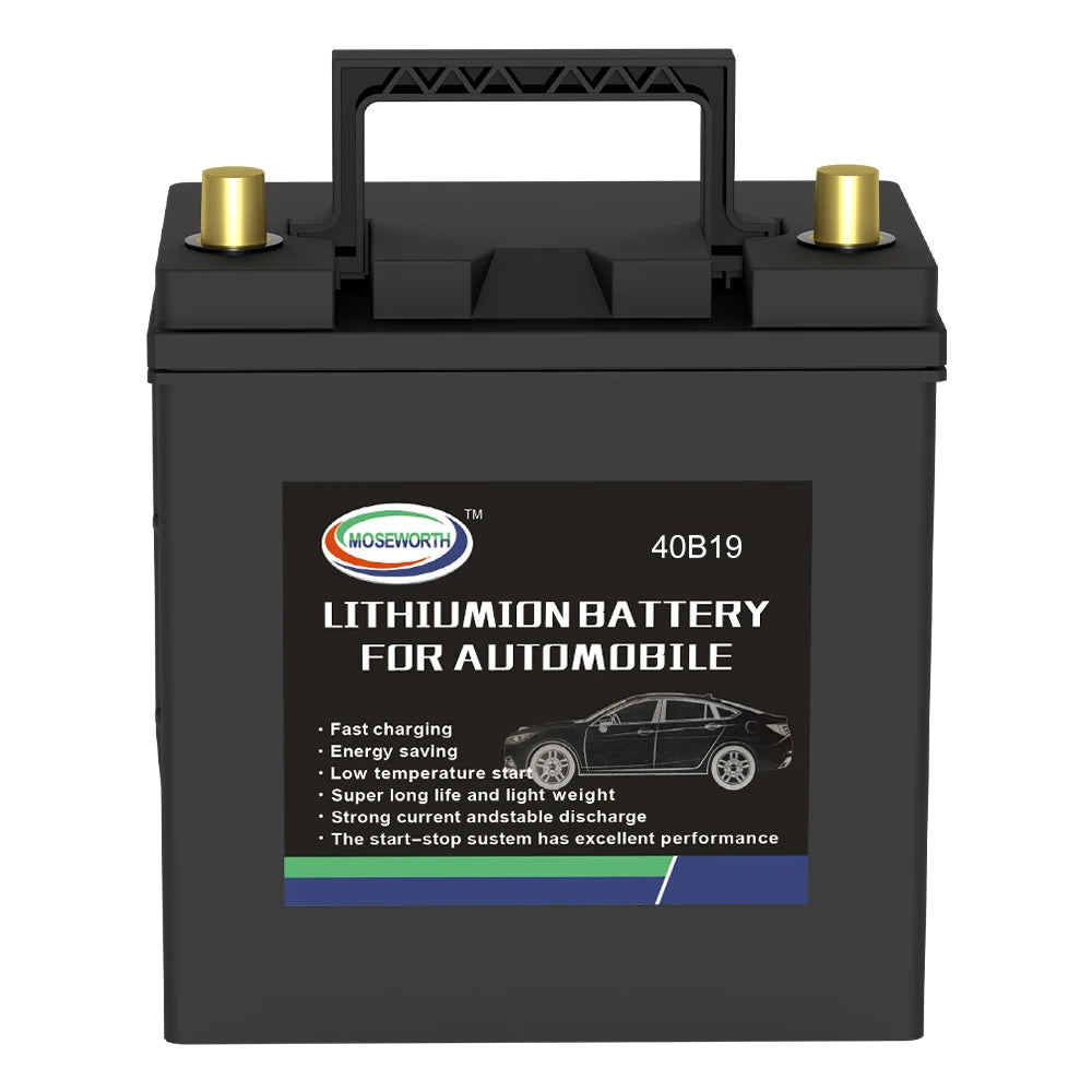 40B19 Car Battery 12.8V 20Ah CCA680 Car Starting Lifepo4 Battery Lithium Iron Phosphate Maintenance Free For Starting Automobile