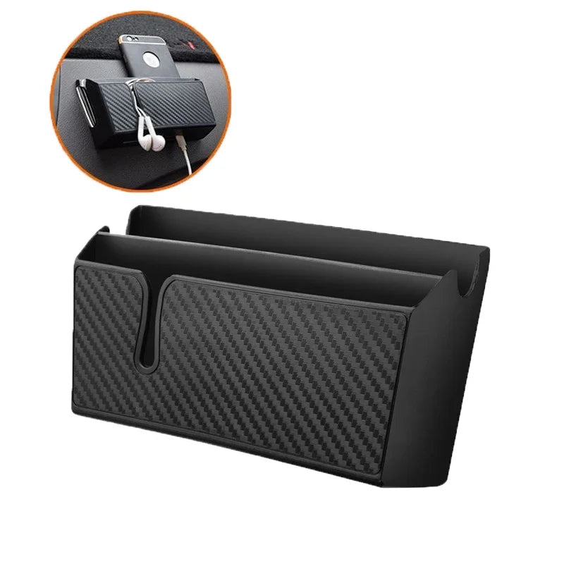 1PC Car Interior Seat Organiser Adhesive Multifunctional Holder Car Storage Organiser Mobile Phone Box Large Small Crevice Box