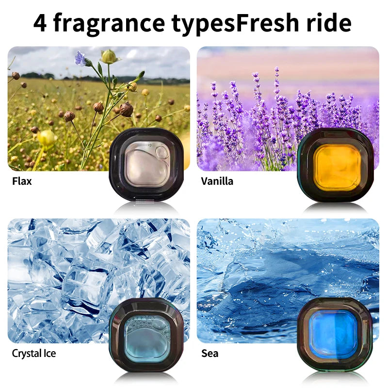 Car Air Freshener Vent Clip Long-lasting Fragrance Diffusers Odor-Fighting Car Interior Decoration Accessories