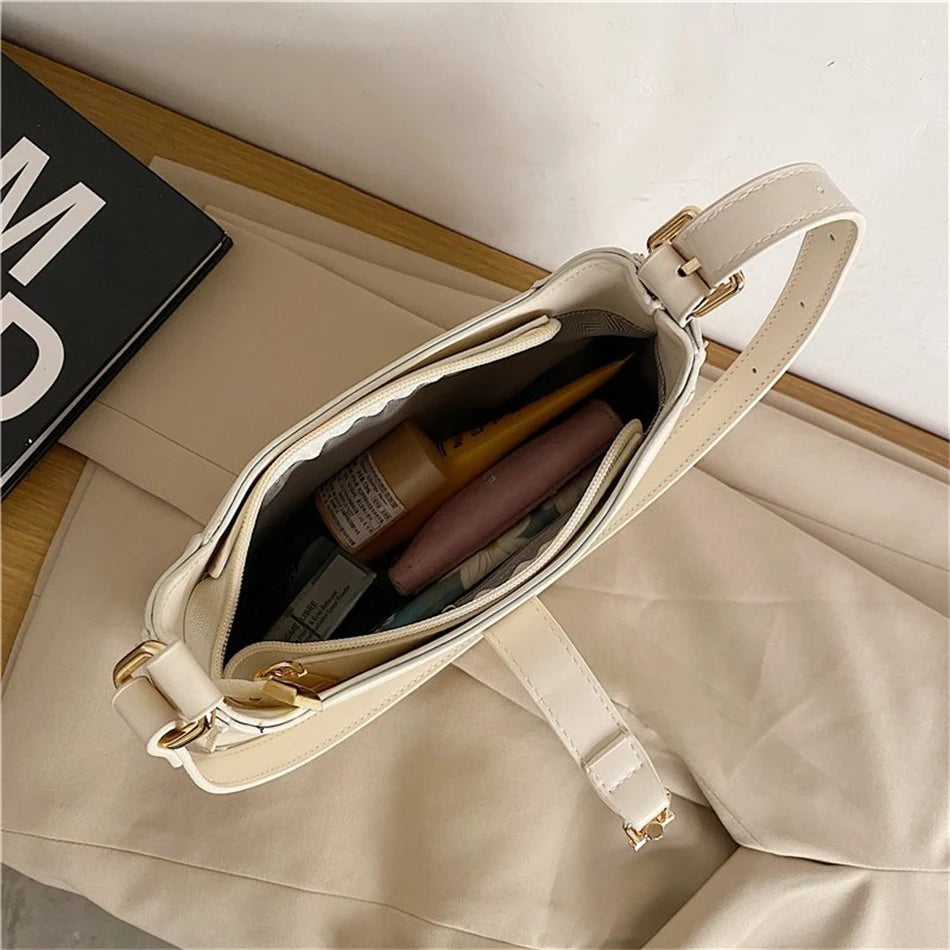 Luxury Brand Purses and Handbag Top End Quality Designer Leather Shoulder Crossbody Bag for Women 2022 Fashion Underarm Girl Sac
