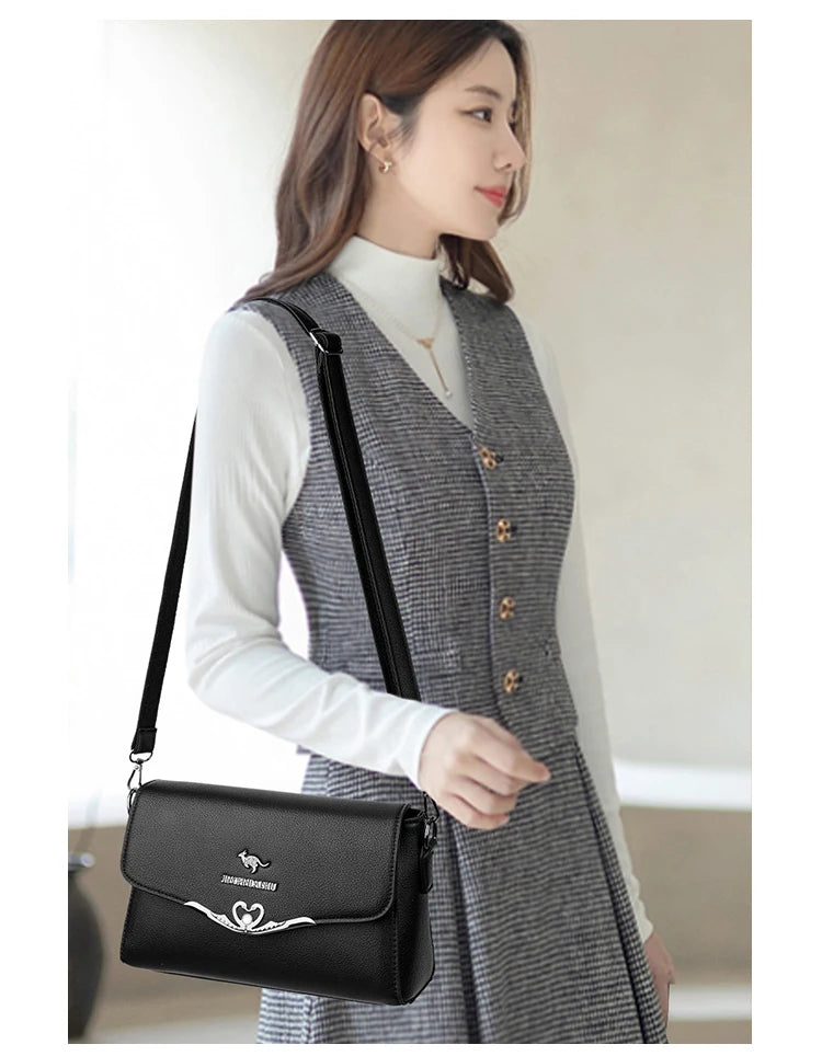 Luxury Designer Women Shoulder Bag New High quality PU Leather Women Crossbody Square Bag Fashion Trend Messenger Bags wallet
