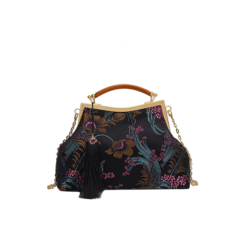 Luxury Women Party Dinner Bag Fashion Ladies Dinner Bag Elegant Wooden handle Simple Formal Gorgeous Crossbody Daily use Purse