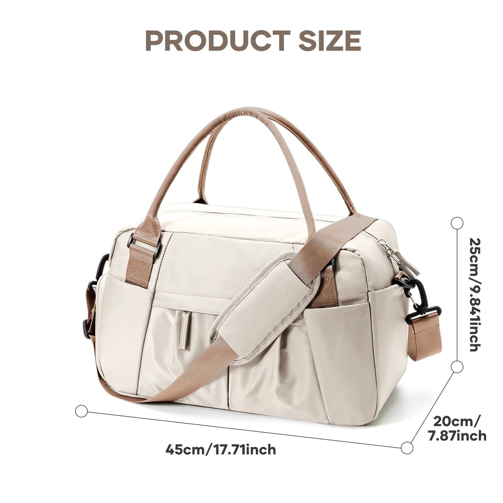 Gym Travel Bags for Women Men, Hand Luggage Travel Handbags 40x20x25 Ryanair Bag, Waterproof Shoulder Bag Exercise Fitness Bag