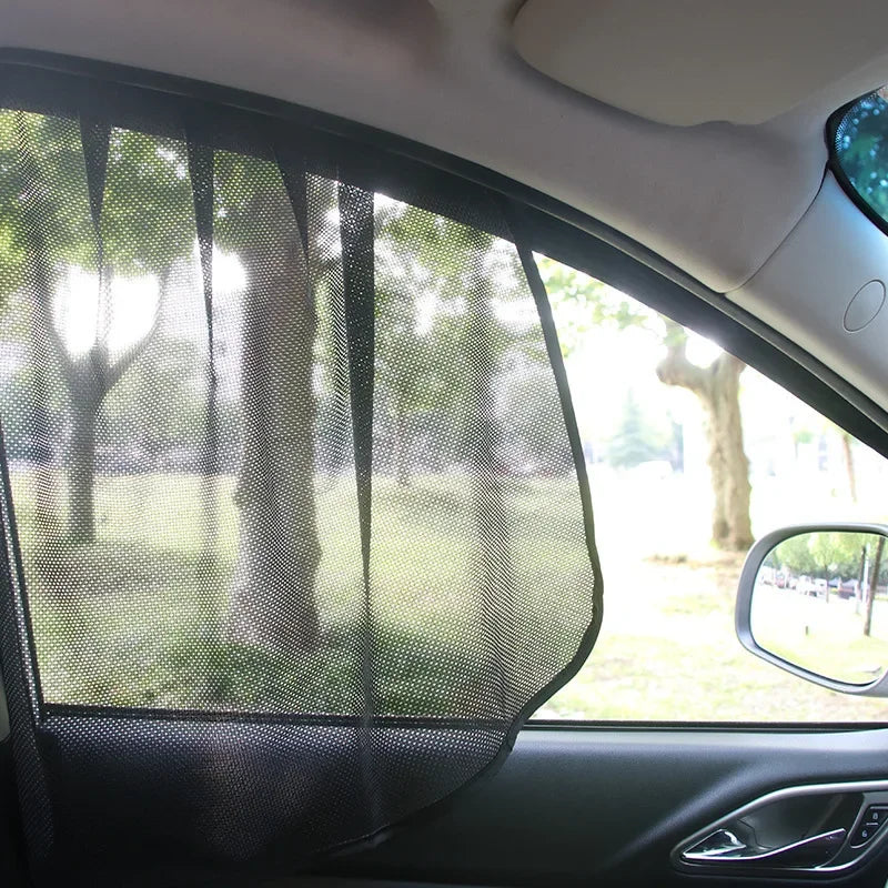Magnetic Side Window Sunshade Sun Shade for Car Window Double Thickness Auto Windshield Sunshade Curtain Universal