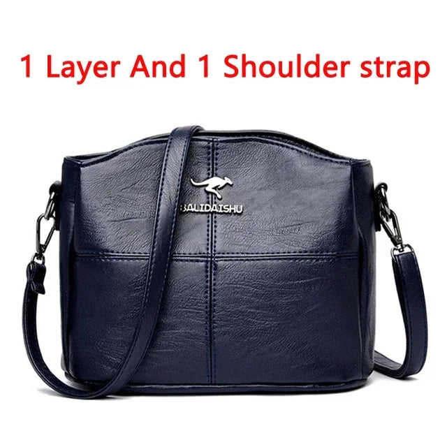 Women Embroidery Tote Bag High Quality Leather Ladies Handbags Women Shoulder Bag Small Crossbody Bags For Women Sac a Main