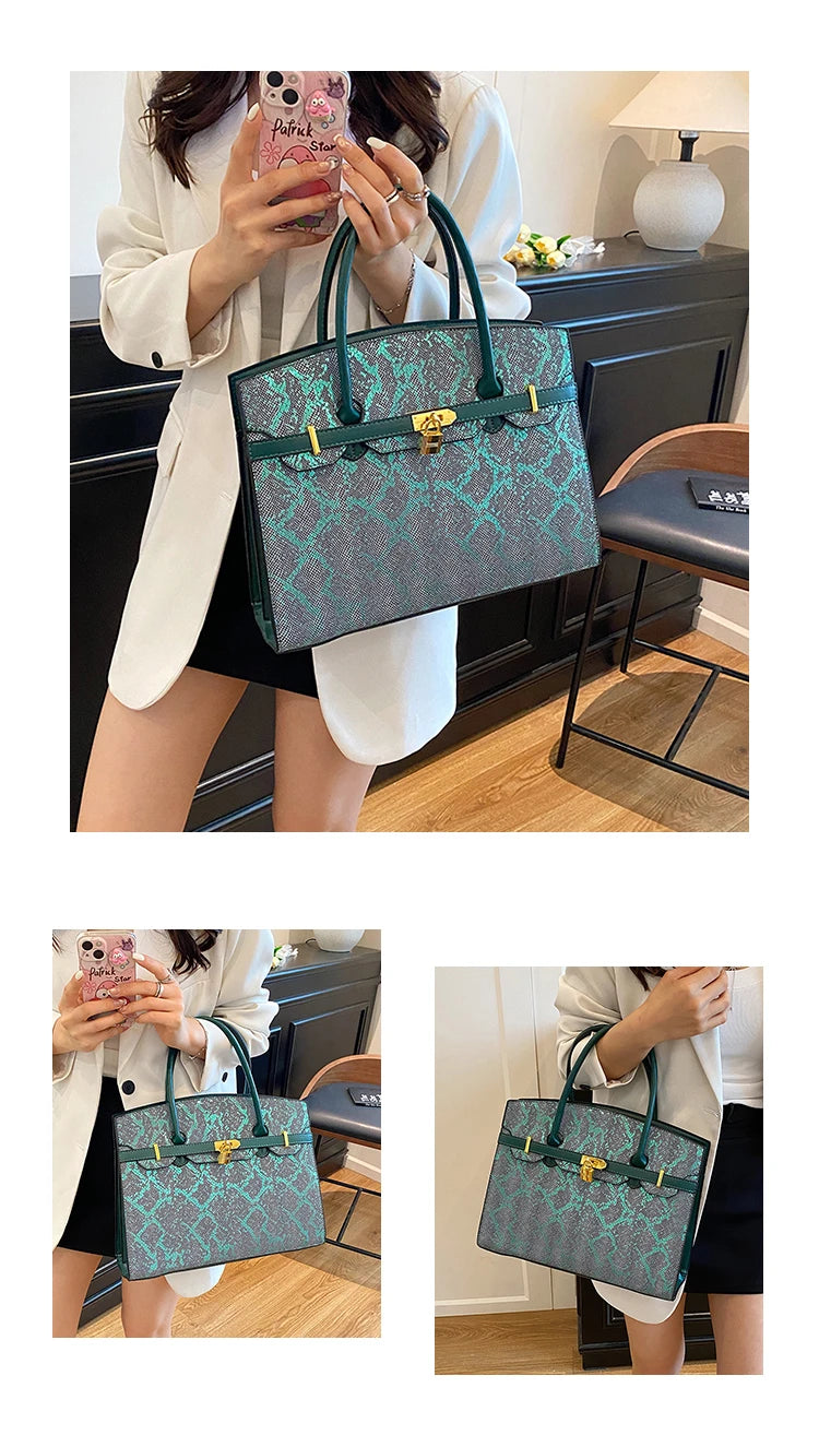 Vintage Opulent Heritage Women Shoulder Bag Luxury Leather Crossbody Bag High End Tote