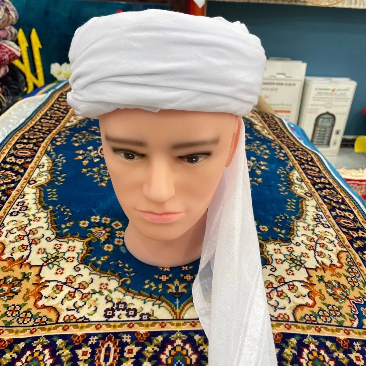 Muslim Scarf  Headscarf For Men Caps Freeshipping Islamic Kerchief Hijab Saudi Arabia Jewish Turban Headwraps Pakistan 05268