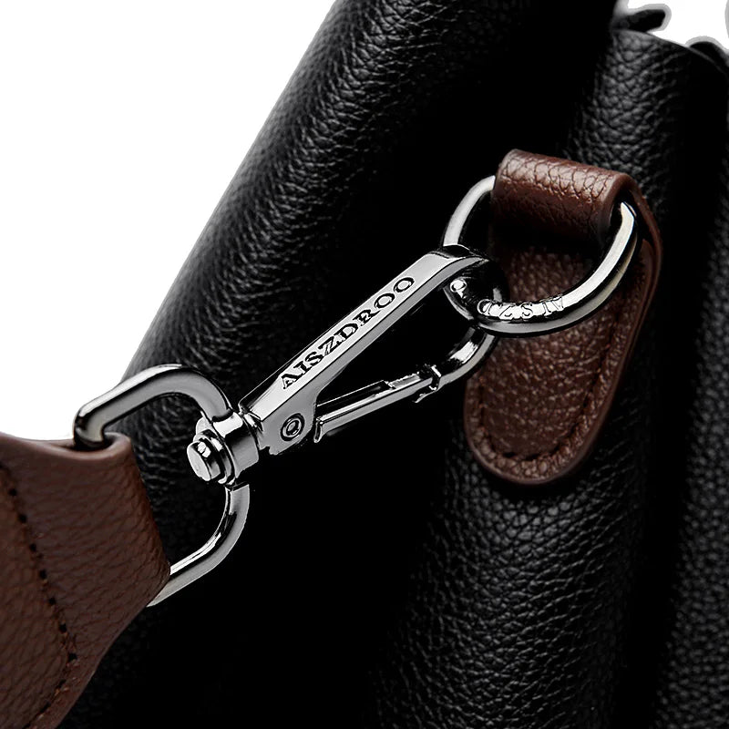Elegant Women's Handbag Unique Handle Design Featuring a Stylish Pattern Spacious Interior  Adjustable Strap Functionality