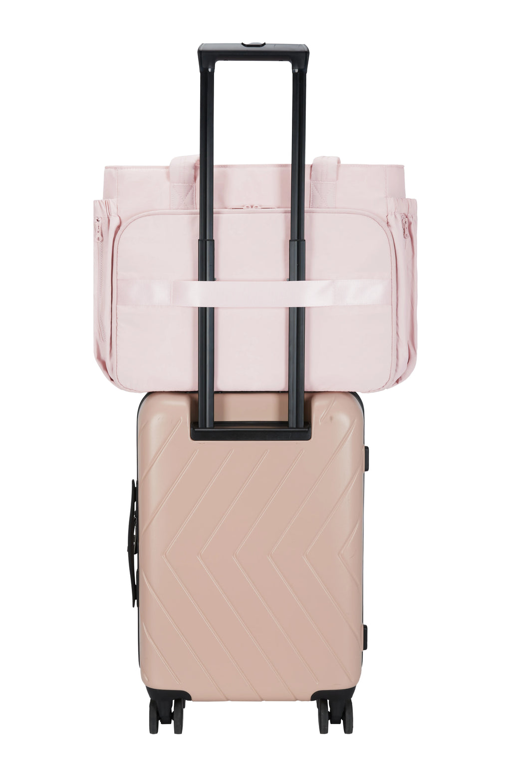 BAGSMART Padded Tote Bag With Bow Casual Quilted Padded Women Shoulder Bags Fit 15.6in Laptop Large Capacity Yoga Gym Bags