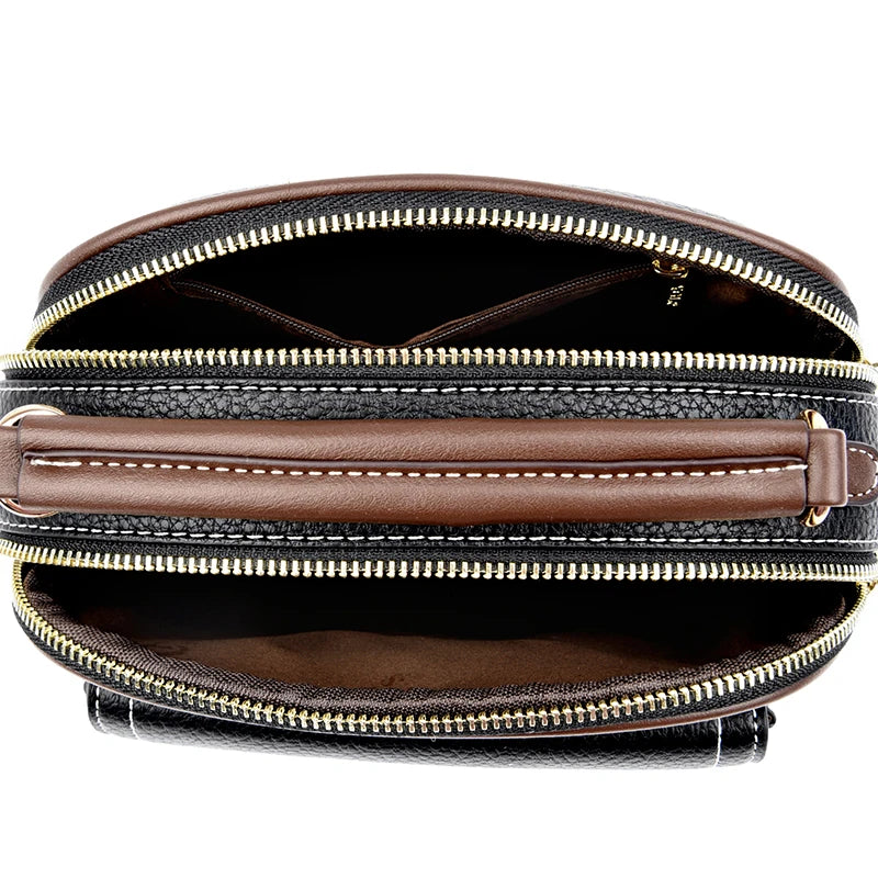 Underarm Bags New Women's Fashion Handbags Retro Solid Color PU Leather Shoulder Casual Women High-ranking Messenger Bags wallet