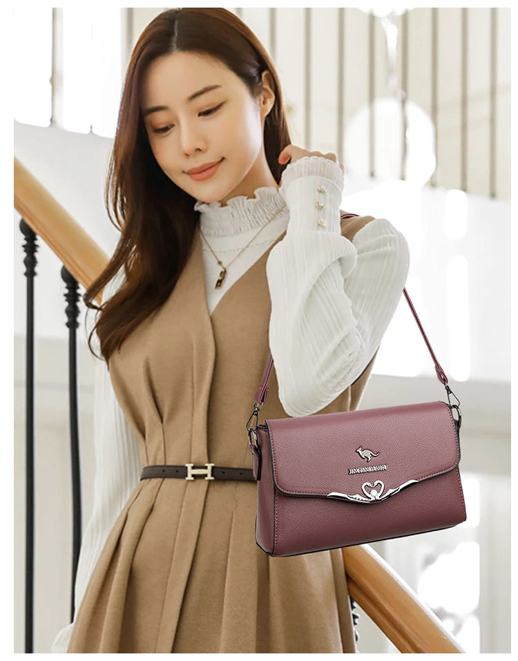 Luxury Designer Women Shoulder Bag New High quality PU Leather Women Crossbody Square Bag Fashion Trend Messenger Bags wallet