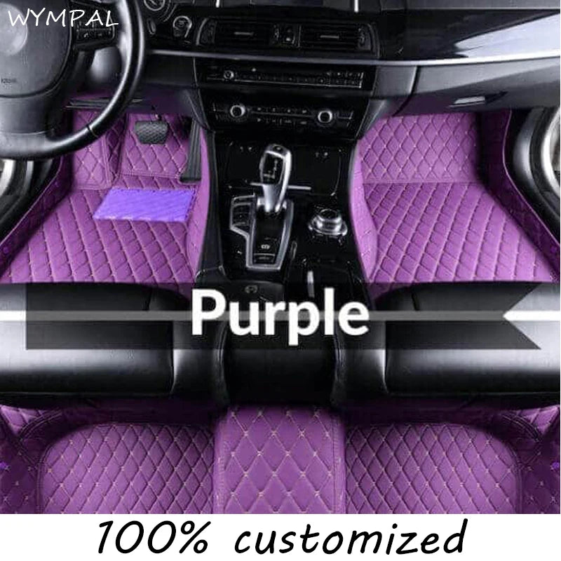 Custom Car Floor Mat for Audi A6 C7 Sedan sportback Allroad Avant 2007 2008 2009 2010 2012 2013 2014 2015 2016 2017 2018 styling