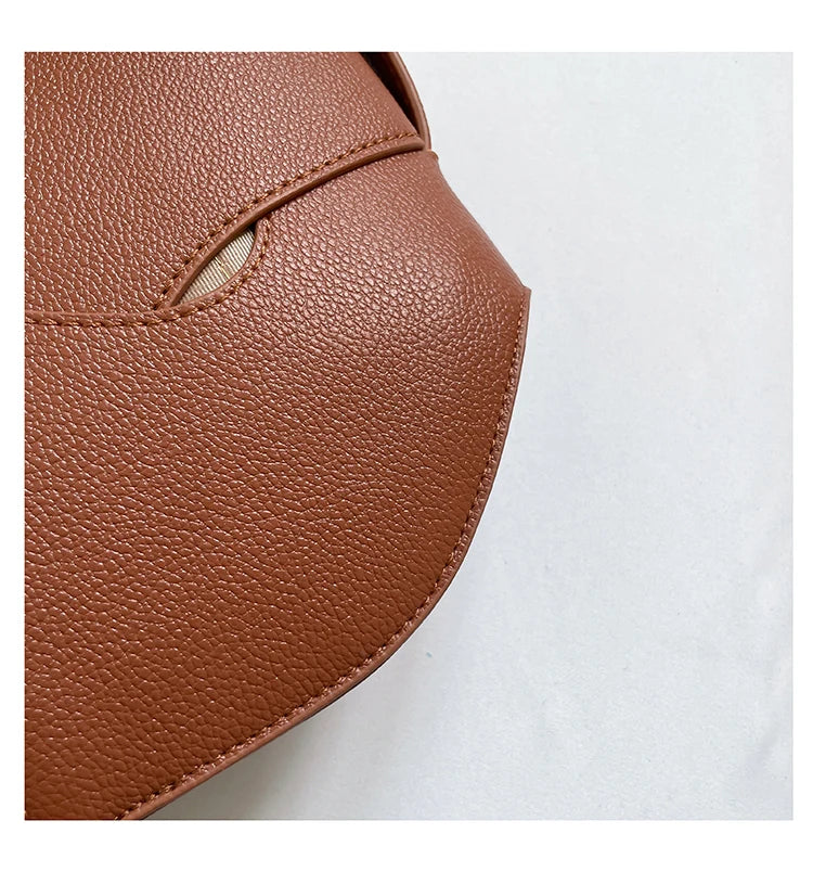 Luxury Designer Bag Fashion Women's PU Leather Shoulder Bag Minimalism Solid color Crossbody Bags for Women Ladies Handbag