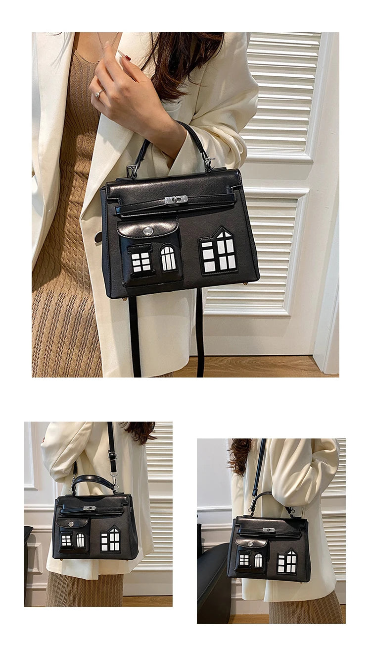 Luxury Famous Designer Leather Shoulder Bag For Women, Elegant Classic Messenger Bag Popular Ladies Handbags Collection