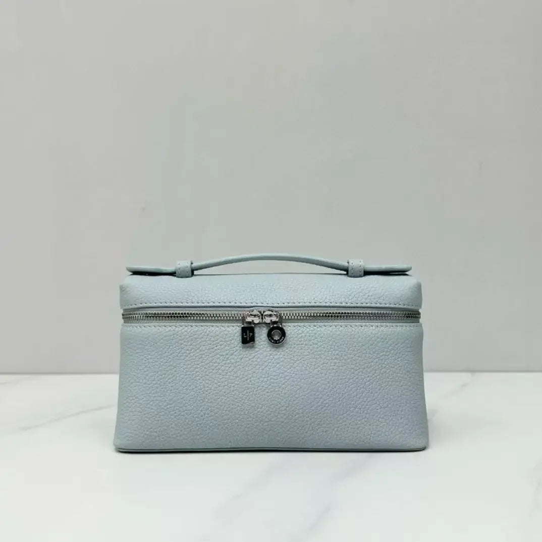 Luxury Handmade Leather Crossbody Bag Women's Chic Shoulder Box Purse Lunch Tote Celebrity Inspired