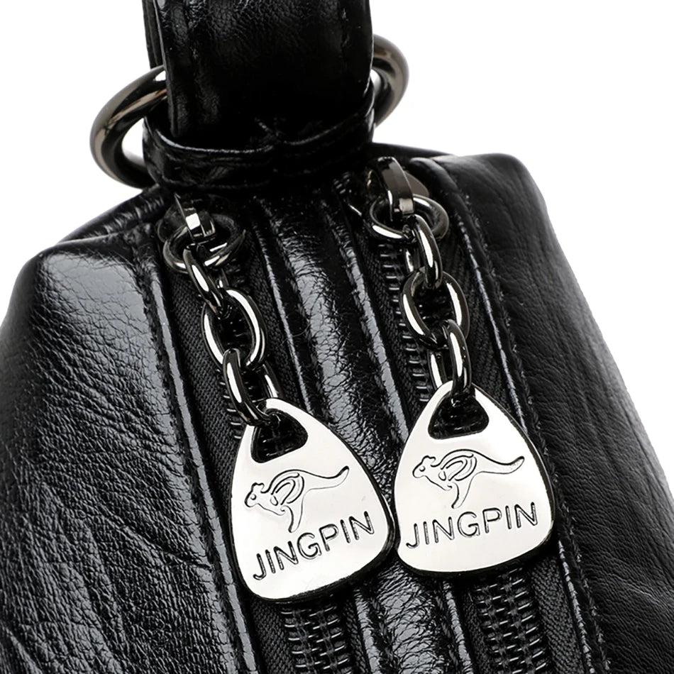 Luxury Designer Ladies Handbags New High Quality Leather Shoulder Bag for Women Female Retro and Minimalist Crossbody Bag Purses