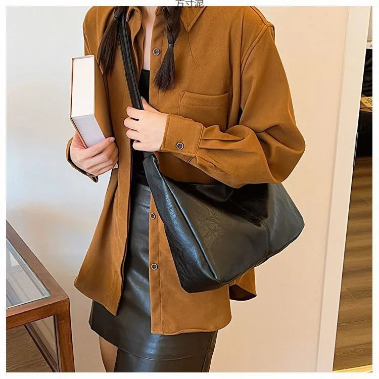 Women's Large Capacity Tote Bag Handbag & Crossbody Bag Versatile for Work, Travel, Everyday Use - Durable & Easy-Clean Handbags