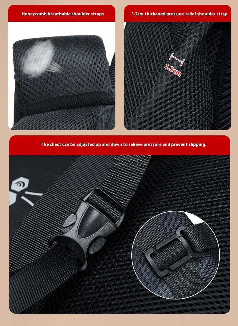 Backpack Primary School Middle School Students High School Bags Large Capacity Ultra-light Load Reduction Outdoor Travel Busines