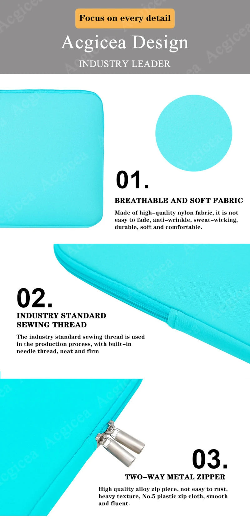 Portable Laptop Bags 6-15.6Inch Laptop Sleeve Bag Soft Notebook Case for Macbook Dell Pouch Skin Cover Travel Business Briefcase