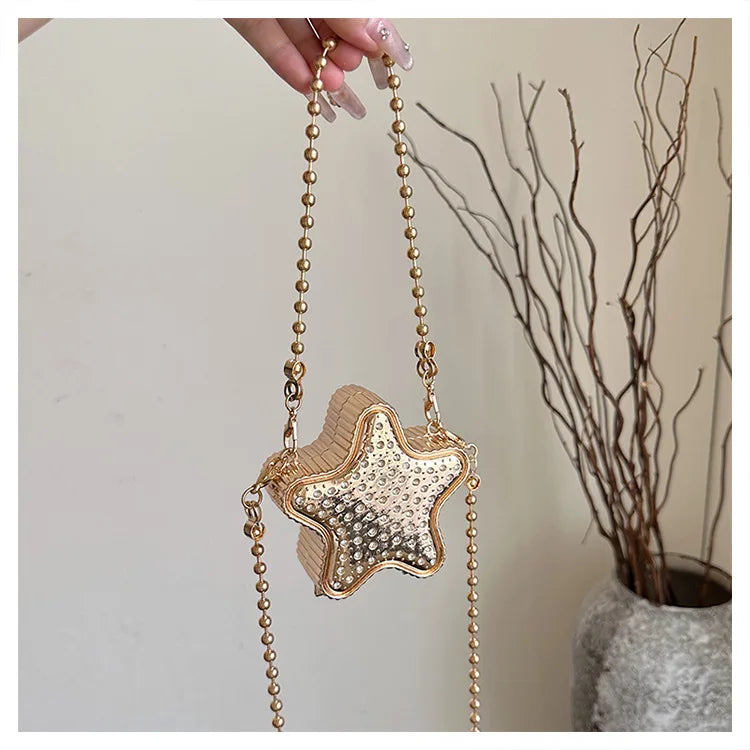 Premium Niche Mini Box Bag - 2025 Women's Star Design, Chain Shoulder & Messenger Style