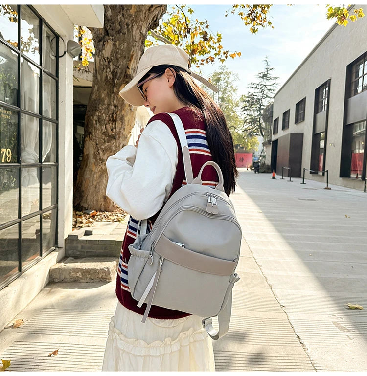 Luxury Brand Lady Fashion Backpacks High Quality Large Capacity Shoulder bags Waterproof Multi Functional Women's Handbags