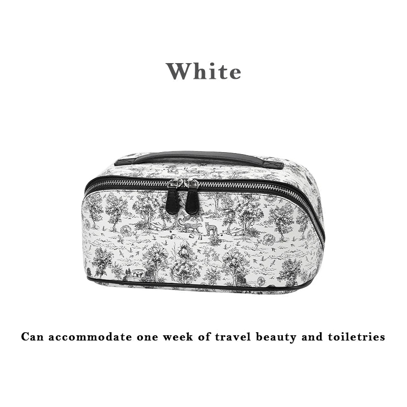 Makeup bag for women 2025 new high-end light luxury high-end large capacity portable travel storage bag bag accessories