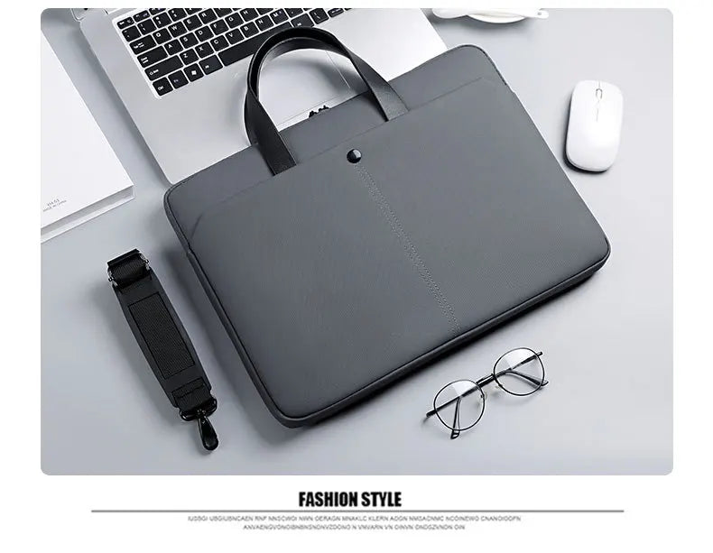 Commuting Laptop Bag, 14 Inch And 15 Inch Waterproof Crossbody Bag, Hand-held Briefcase, File Bag, Conference Materials Bag