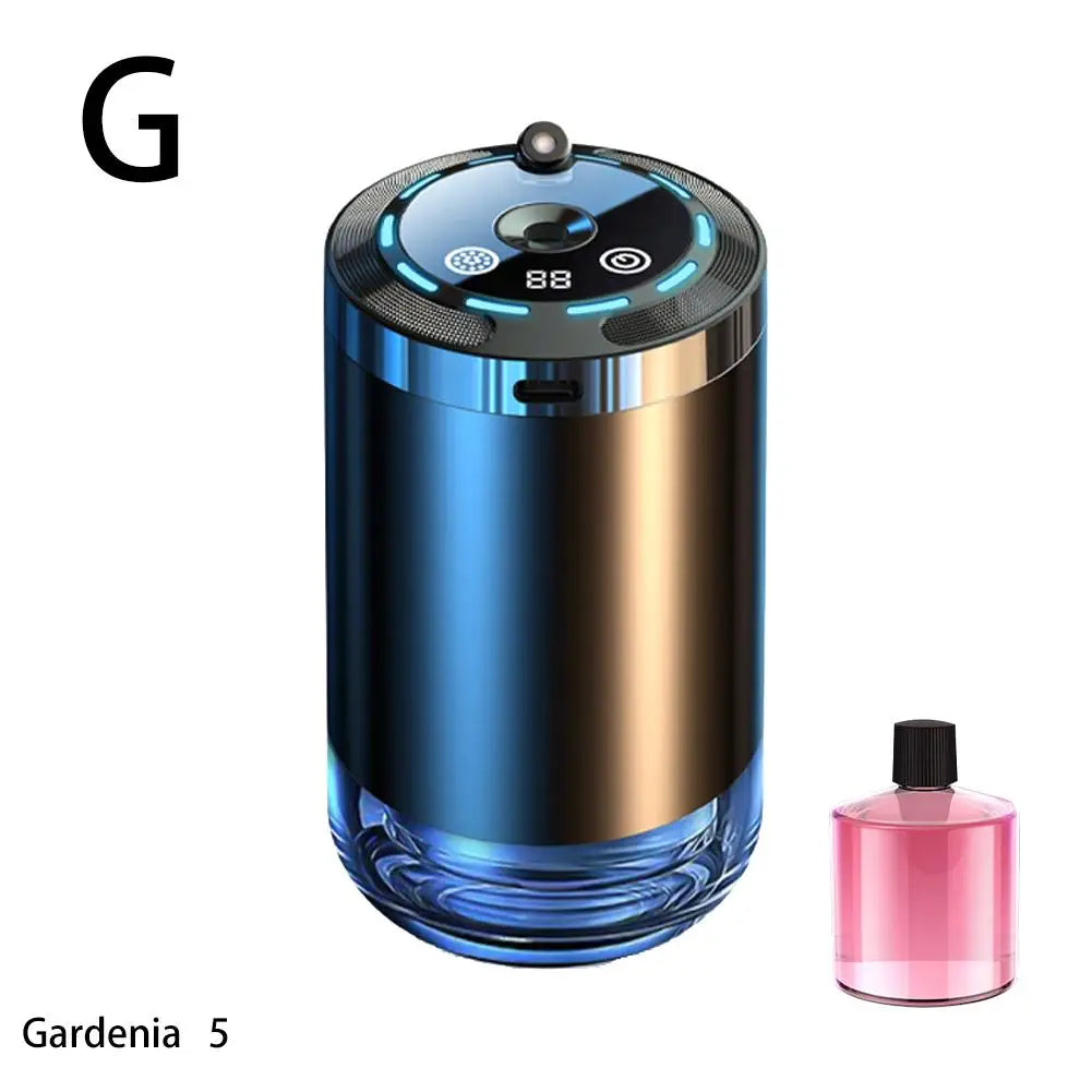 Car Diffuser Humidifier Car Air Freshener Multi-Function Aromatherapy LED Light USB Charger Essential Oil Diffuser Accessories