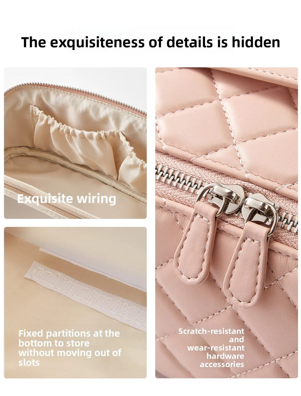 Makeup bag for women 2025 new high-end light luxury high-end large capacity portable travel storage bag bag accessories