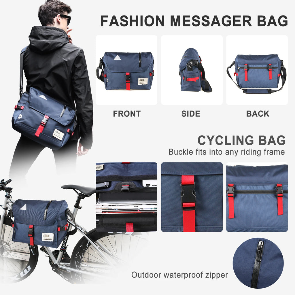 Messenger Bag for Men Anti-theft Crossbody Bag Trendy Messenger Bag Handbags Shoulder Bags Sling Bag Women Cycling Sports Casual