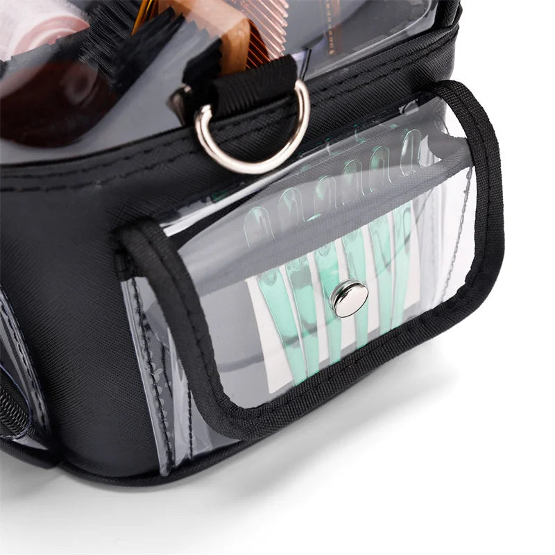 Cosmetic Makeup Tools Bag Large Capacity Makeup Brush Holder Travel Makeup Artist Bag Waterproof Cosmetic Organizer with Divider