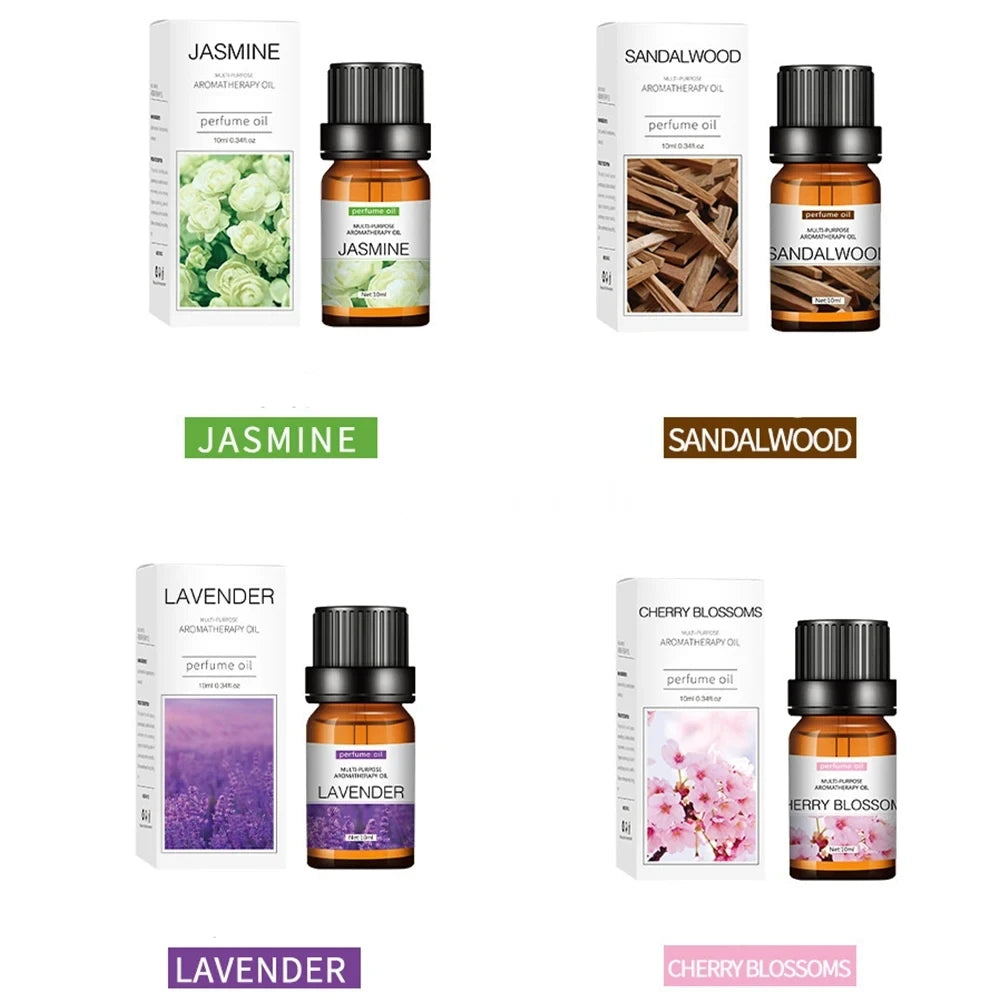 16 Kinds of Scent Pure Essential Oils Diffuser Oils LAVENDER TEA TREE LEMON ROSE OCEAN SANDAL WOOD EUCALYPTUS CHERRY BLOSSOMS