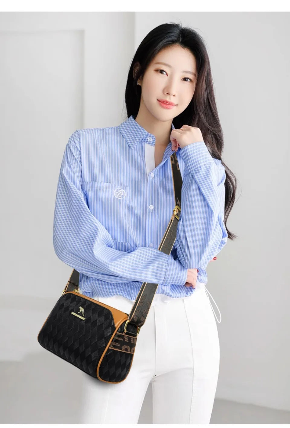 Luxury Handbags Women Bags Designer Crossbody Bags for Women Mother Soft Pu Leather Shoulder Purses Handbag Clutch 3 Layers Sac