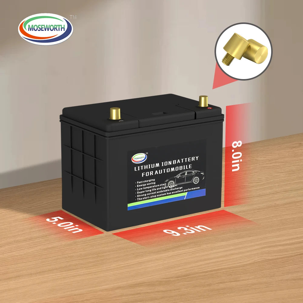 Car LiFePO4 Starting Battery 12.8V 256Wh CCA720A With Jump Starter Protection 100A Automobile Car Lithium Battery For Cars,Truck