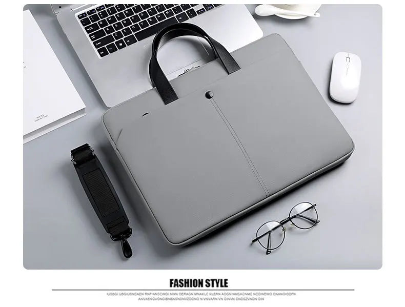 Commuting Laptop Bag, 14 Inch And 15 Inch Waterproof Crossbody Bag, Hand-held Briefcase, File Bag, Conference Materials Bag