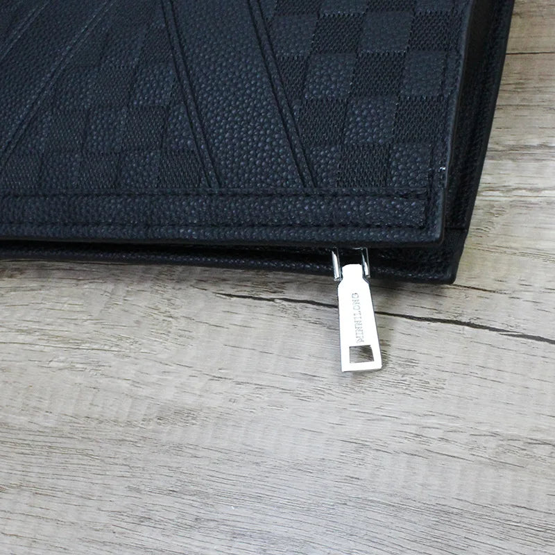 Luxury Men's Clutch Bag High-End Envelope Sle Casual Busin Wallet Trendy Handheld Soft Synthetic Leather for Young Men