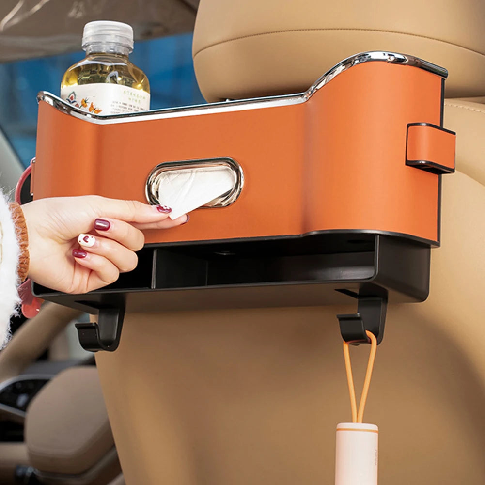Car Seat Organiser Storage Box Multi-Pocket Car Back Seats Storage Bag Interior Accessories For Sundries Snack Drink Cup Holder