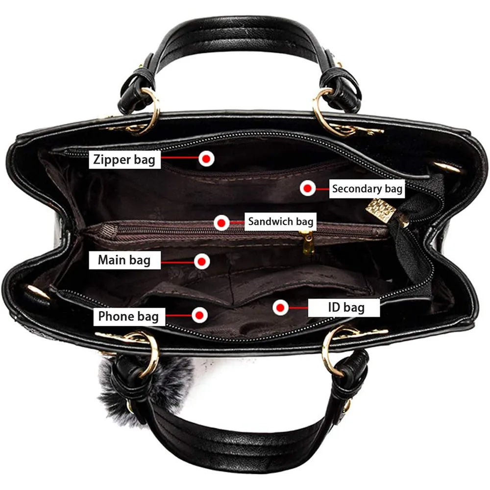 Luxury Designer Women Shoulder Bag Crocodile Skin Texture Handbag High-Quality Crossbody Bag Classic Commuting Tote Bag