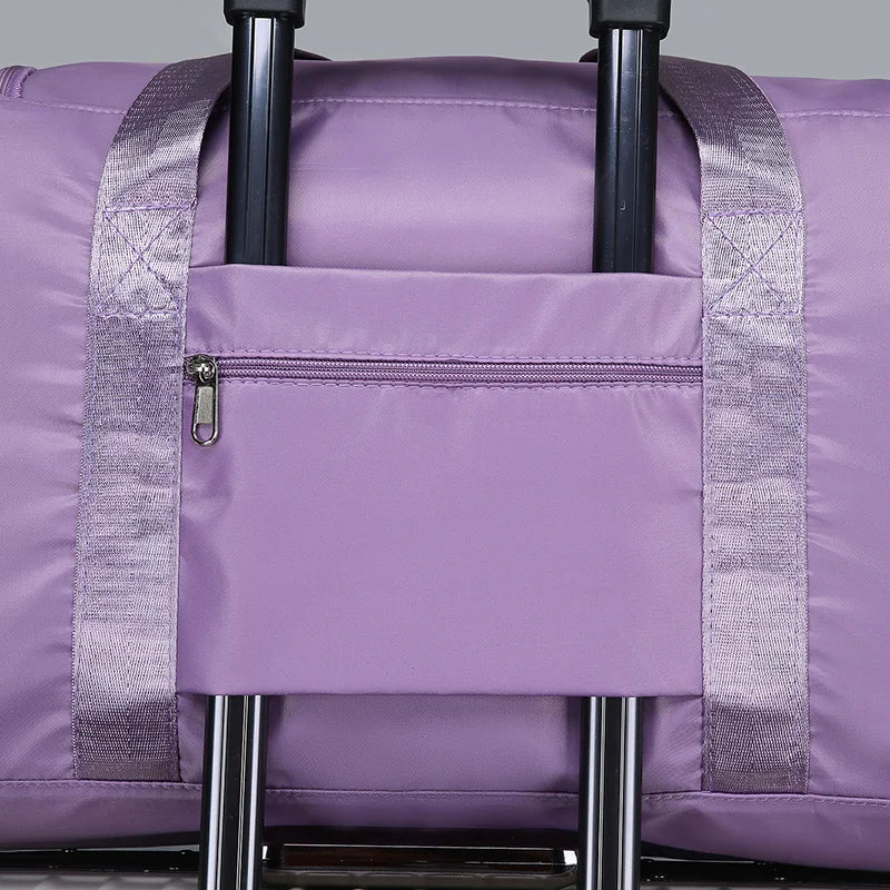 Travel Bag Large Capacity Weekender Overnight Carry On Duffle Bags with Shoe Compartment Sports Fitness Gym Bags for Women