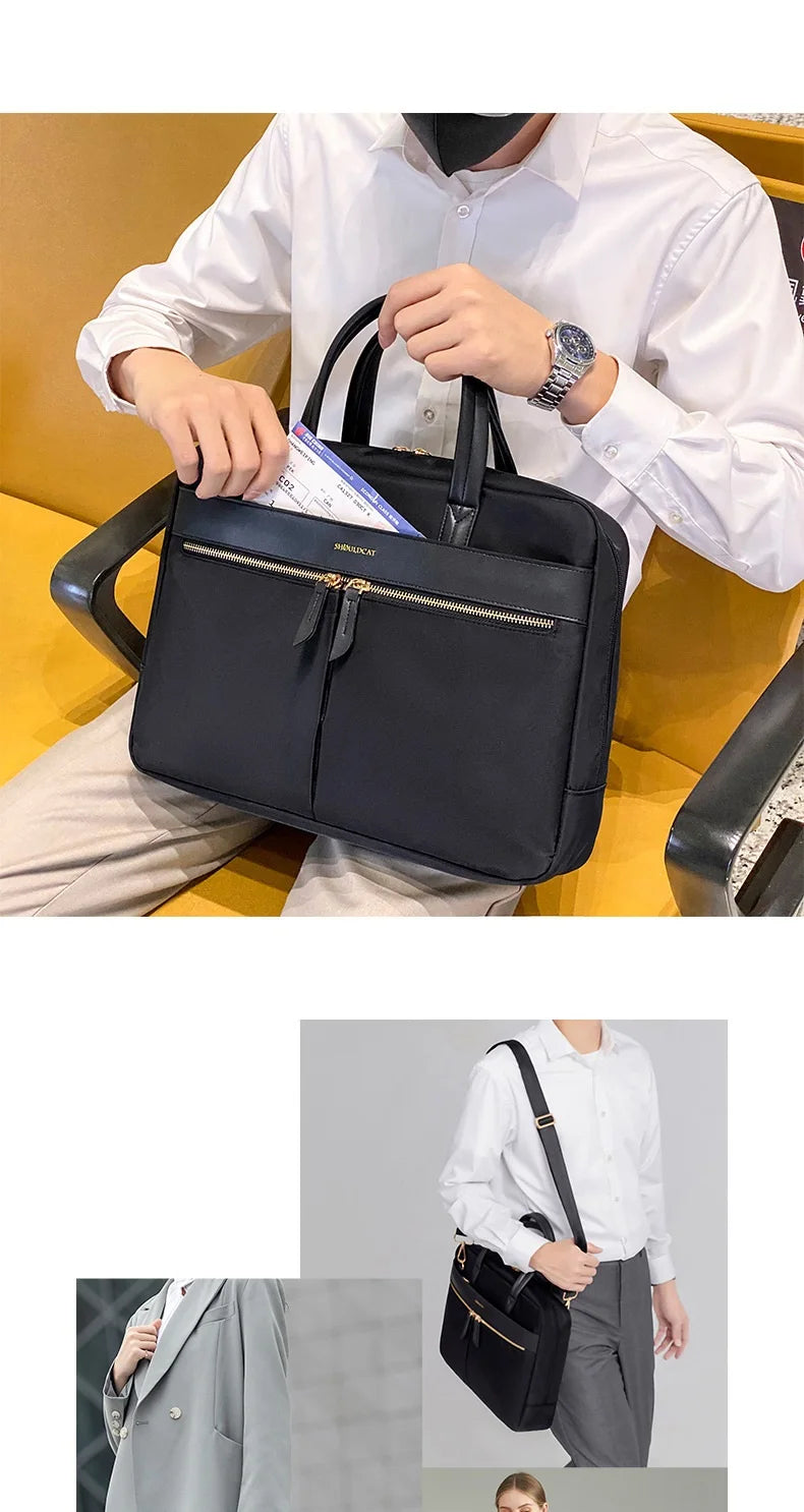 Laptop Bag 13.3,14,15.4,15.6,16 Inch,Briefcase Man Lady Women Shoulder Messenger Case For Macbook Air Pro Notebook Computer PC
