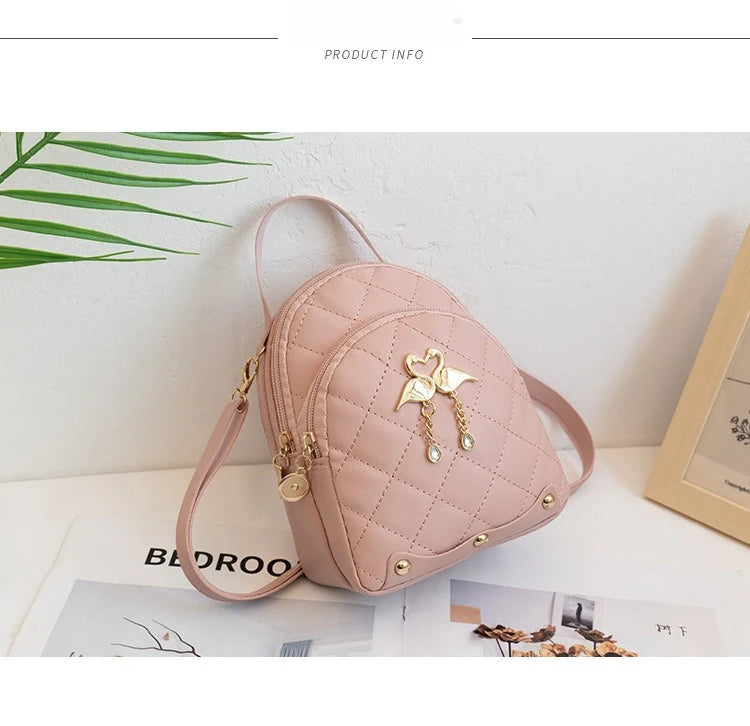 Women's Bags 2021 Fashion Backpack for Students Embroidered Small Backpack New Style