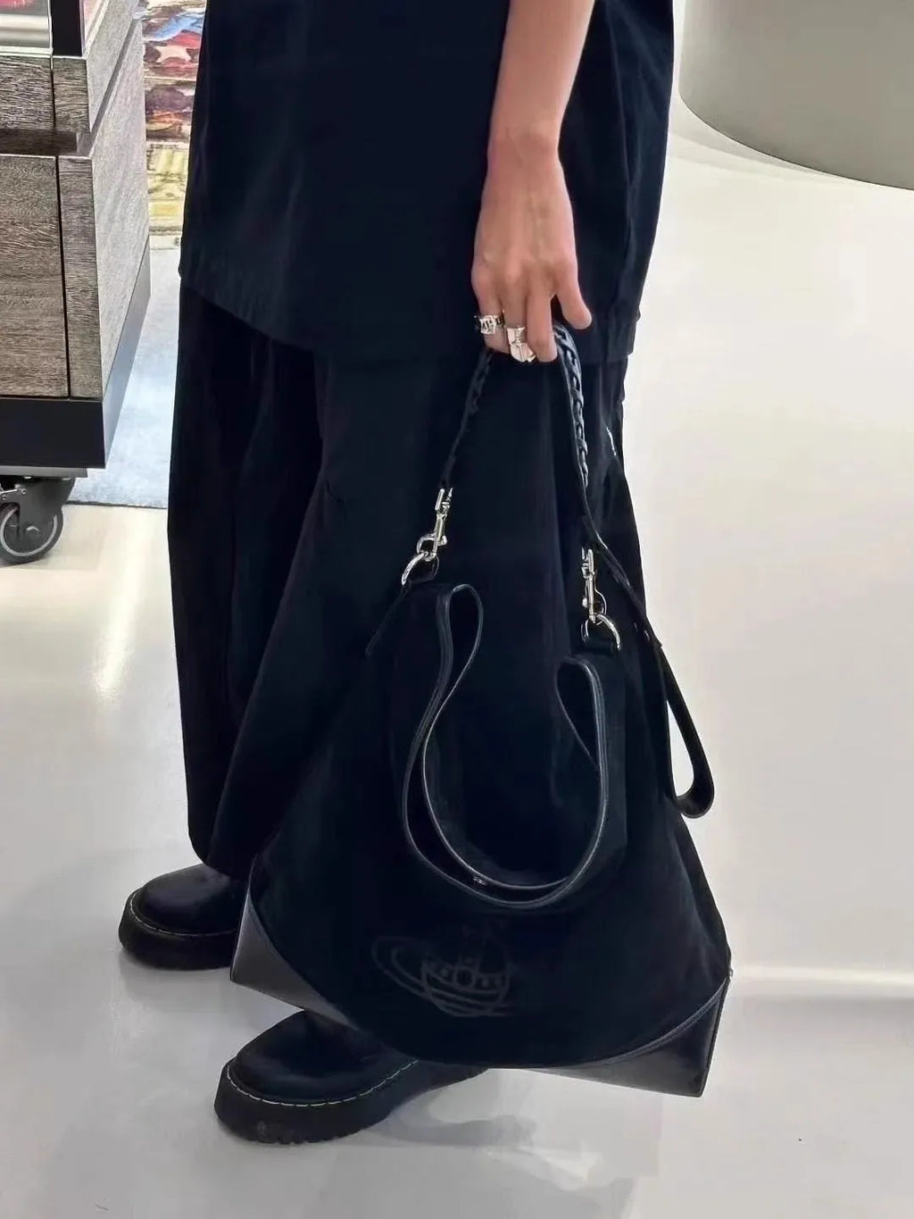 Large Capaci Suede Hobo Bag Women's Casual Commuter Tote Bag Trendy Single oulder Bag GP Famous Star  Hobo Bag