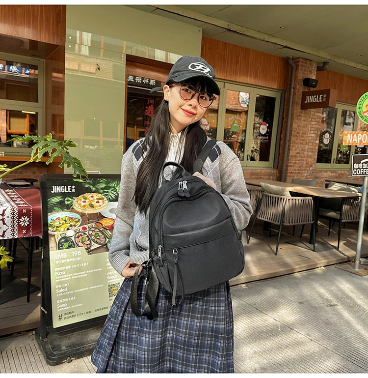 Luxury Brand Lady Fashion Backpacks High Quality Large Capacity Shoulder bags Waterproof Multi Functional Women's Handbags